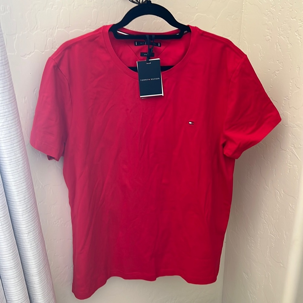 NWT Red XXL extra red slim fit Tommy Hilfiger t-shirt